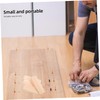 Kichvoe 4pcs Wooden Wedges for Door and Window Installation Triangular