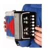 KFMX Mini Acordeon Infantil Juguete Para Niños Musica 7 Botones