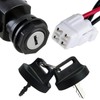 GLENPARTS Ignition Key Switch for Yamaha YFZ450 2004 2005 2006