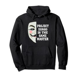 Anonymous Mask Project Zorgo Game Master Pullover Hoodie