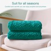 Exclusivo Mezcla Large Flannel Fleece Throw Blanket, 127x178 CM Sofa