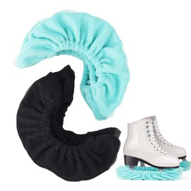 MOKIDO 2 Pairs of Blade Protectors Ice Skates, Skate Protectors, Elastic Ice Skate Protectors, Ice Hockey Blade Protection, Ice Skates for Girls, Boys and Teenagers (Size L)