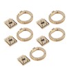 5Pcs Purse Clasp Alloy Material High Hardness Long Service Life