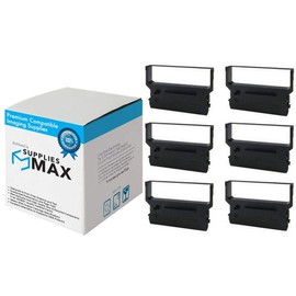 SuppliesMAX Compatible Replacement for Citizen DP-600/DP-650/CBM-710/CBM-750/iDP-3516/iDP-3530/iDP-3540/iDP-4540 Purple P.O.S. Printer Ribbons (6/PK) (3000099)