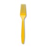 Creative Converting Touch of Color Premium Plastic Forks, 24-Count, School