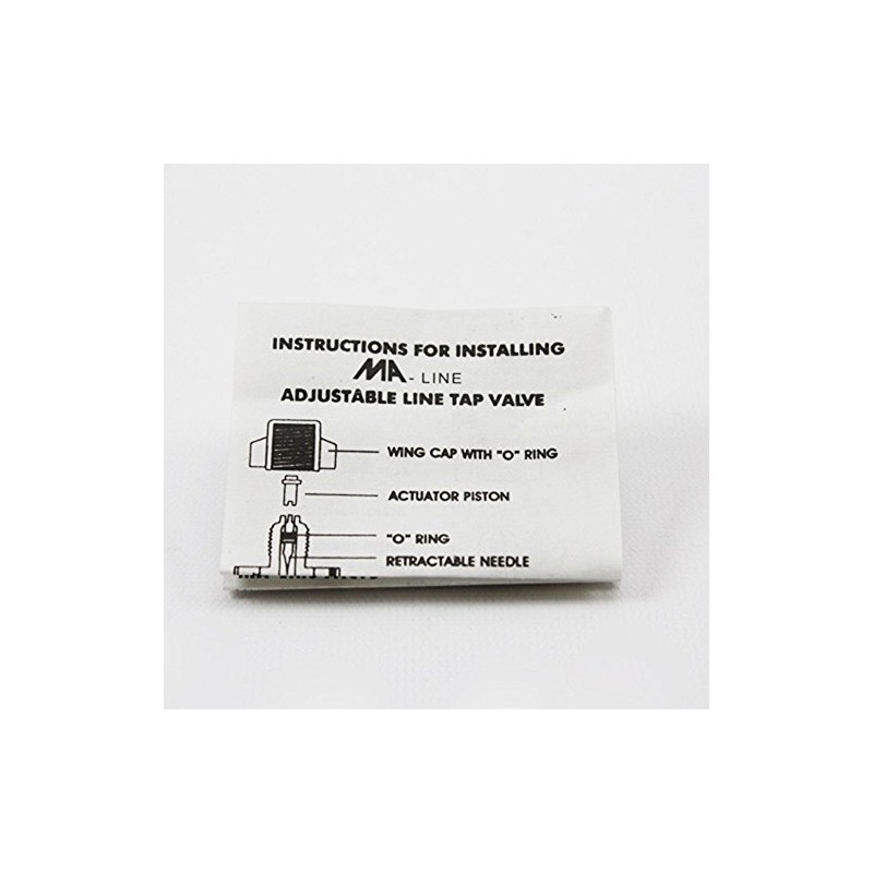 Refrigerator Adjustable Line Tap Valve for Piercing & Servicing 1/4"
