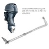 aqxreight Steering Tie Rod,Outboard Motor Steering Link 265‑315mm Adjustable Stainless