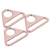 Pssopp Pack of 10 Triangle Buckle 38 mm Adjuster Triangle