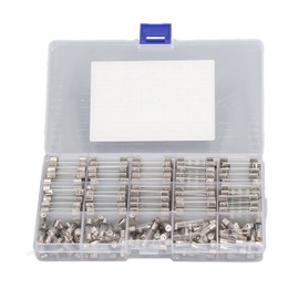 250 Pcs Glass Tube Fuses 1A To 20A 5x20mm 6x30mm Fast Blow Glass Fuse Assortment Kit