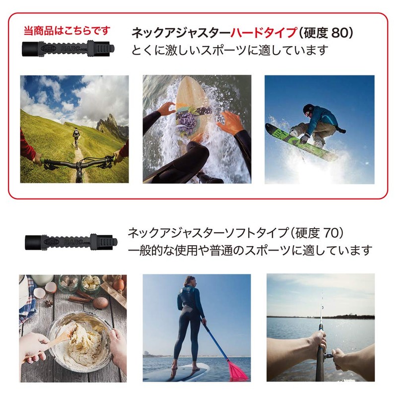 GLIDER GLD4010GO218P Neck Mount Adjuster for GoPro & Smartphones, Single