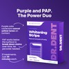 DRDENT Purple Teeth Whitening Strips - 21 Uses - Gentle