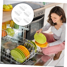 Gatuida 5Pcs Upper Rack Slide End Cap for Dishwashers Dishwasher Rack Clip Easy to Install Dishwasher Accessory for Home Appliances