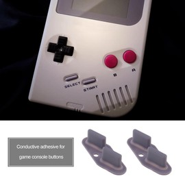 The Lord of the Tools 4 Sets Buttons Contact Conductive Pads Replacement Repair Part Compatible with Gameboy Classic