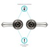 Dura Faucet DF-RKC-SN RV Replacement Hot and Cold Classic Handles,