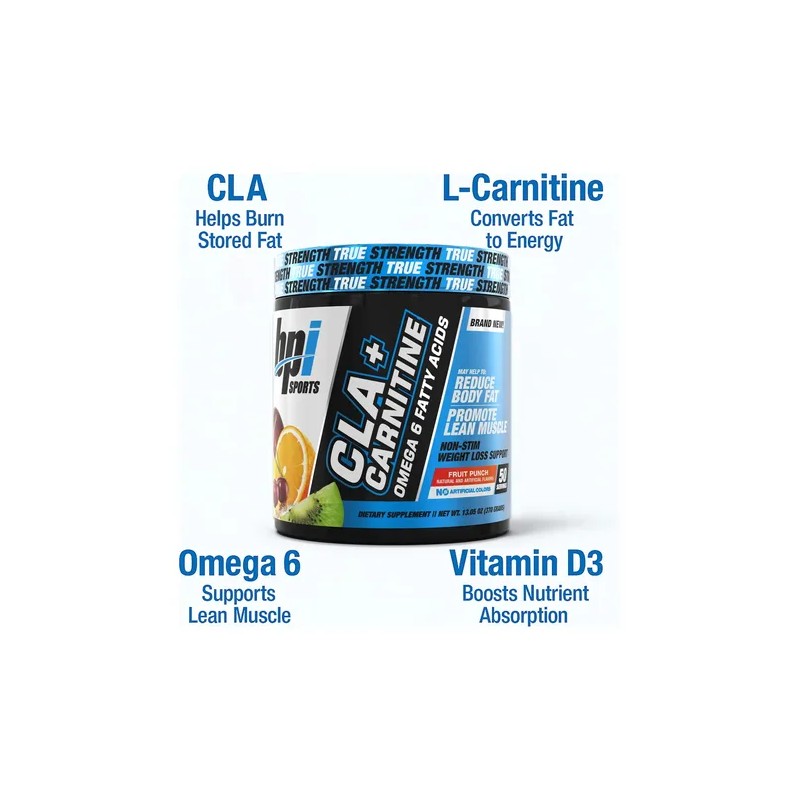 Bpi Sports Cla L-carnitina, Fruta Punch