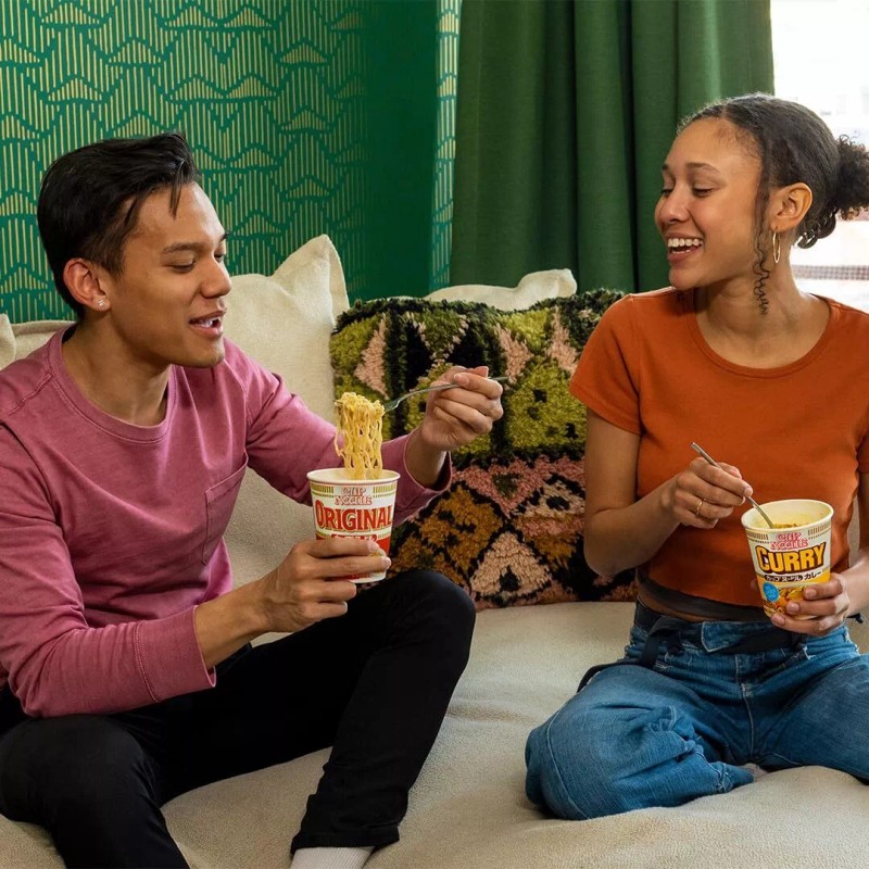 NISSIN Cup Noodles Original Flavor 2.4 Ounce Pack of 6