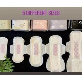 Jewel Sanitary Napkins LLC REIGN PREMIUM SANITARY NAPKINS - 5 Levels Of Absorbency Multi Pack