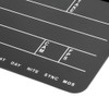 30x25CM Acrylic Clapperboard Professional Movie Film Action Clap Director Photography