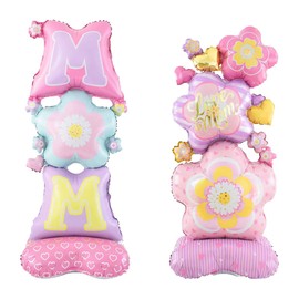 Mothers Day Balloons Large MOM Balloons Mother's Day Foil Balloons for Mothers Day Decorations