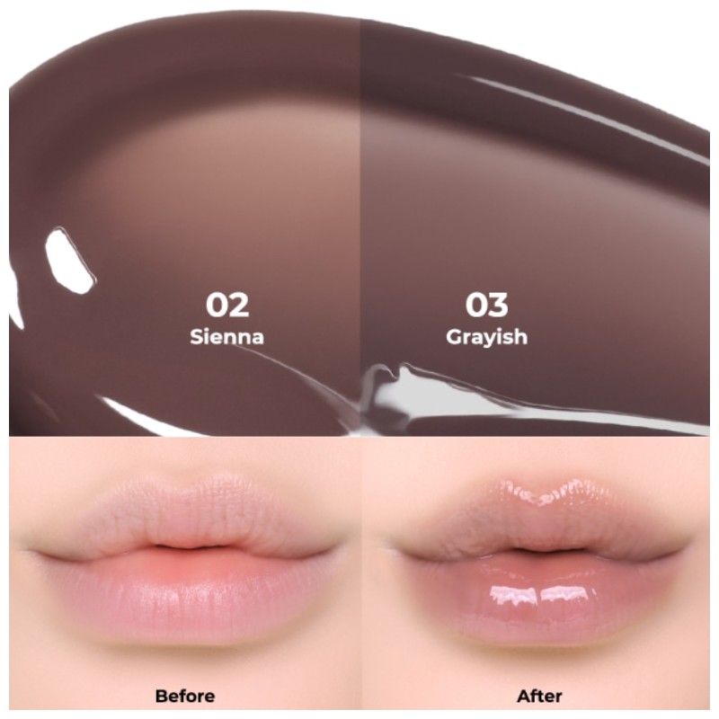 A.CHI Volume Gloss 5.0g, Color:02 Sienna