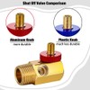 Daiilg 1 Set Air Tank Repair Kit Valve Pressure Gauge