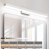 Ralbay 40inch Brushed Nickel Vanity Light with 5 Color Temperature
