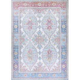 Couristan Pasha 5082/0082 Persepolis Twilight Area Rug, 5' x 8'