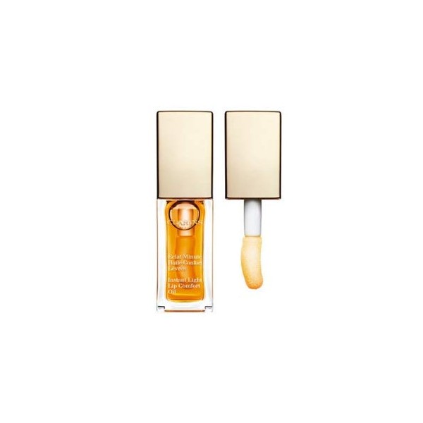 Clarins Comfort Lip Oil, 0.2 fl oz (7 ml), #01 Honey