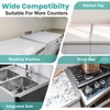 Stove Gap Covers Stainless Steel Stove Gap Filler,13.8'' to 27.5''