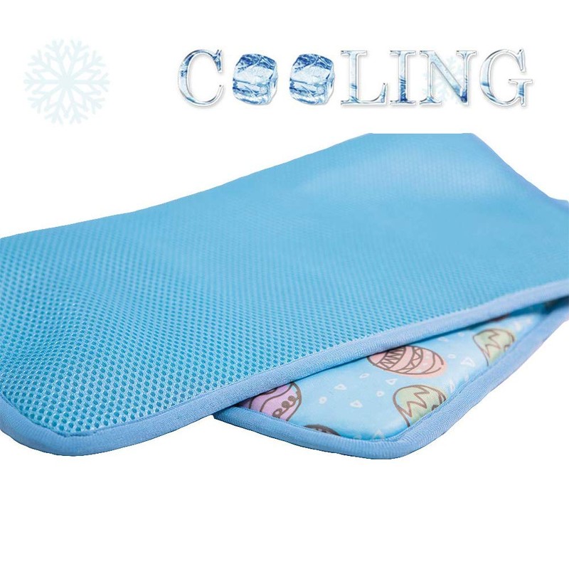 SEIS Dog Ice Pad Ice Silk Cats Kennel Mat Pet