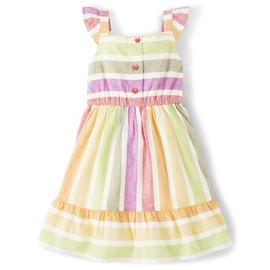 Gymboree,Girls,Spring Matching Dress Adult, Kids, Baby,Rainbow Stripe,6