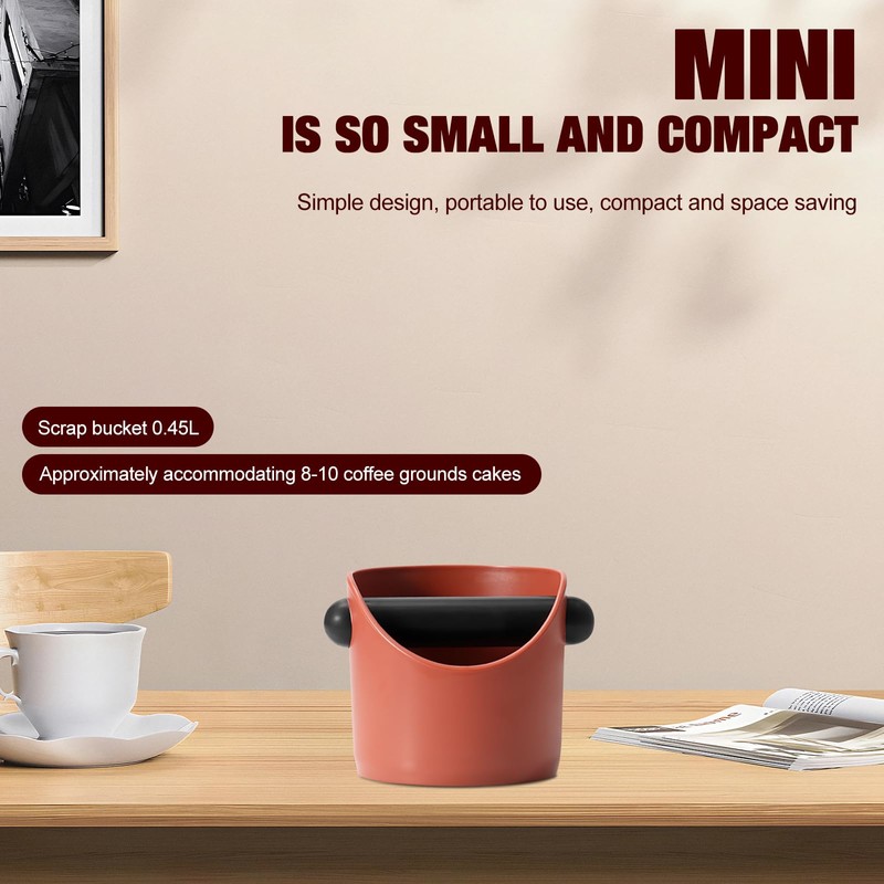 Coffee Knock Box - 0.45L Coffee Grounds Knock Box with