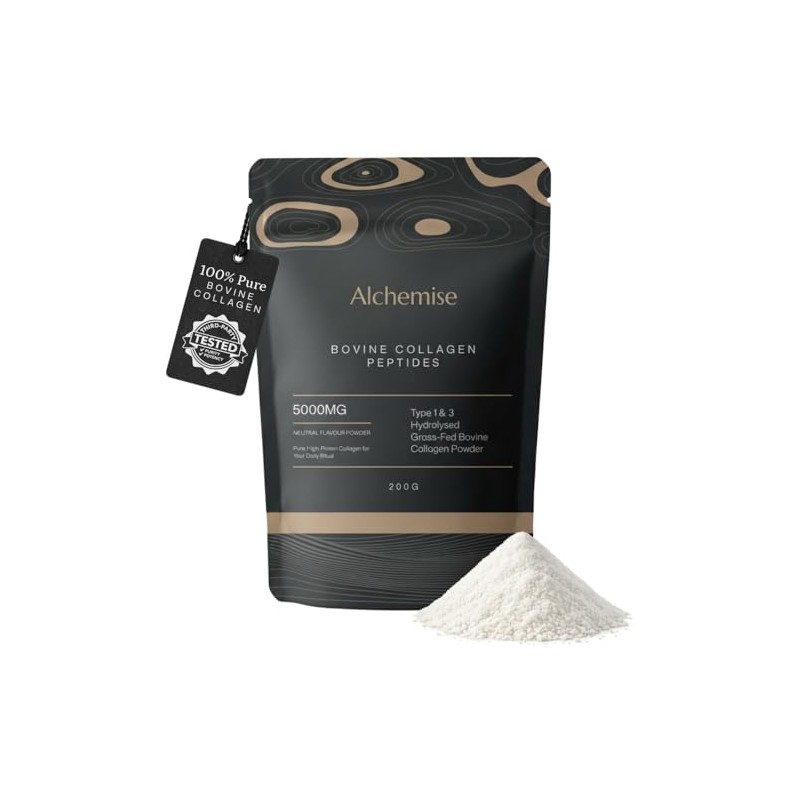 Bovine Collagen Powder 200g, Hydrolysed Grass Fed Collagen Peptides Type