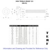 TERF® M8 X 80mm Hex Socket Cap Head Machine Screws