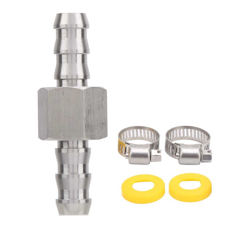 Fuel Pressure Sensor T Fitting Adapter with 2 x Plastic