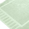 White Classic Luxury Bath Mat Floor Towel Set - Absorbent