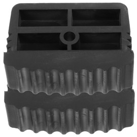 TEHAUX 2pcs Slip Ladder Feet Covers Durable Replacement Mats for Safe Use Easy Installation Thickened Design for Enhanced Stability and Floor Protection