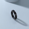 Adreamz 6mm Rosary Spinner Ring for Anxiety Relief Fidget with