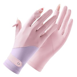 SUJAYU Full Finger UV Protection Gloves - Breathable Sun Gloves for Women, Cycling & Driving