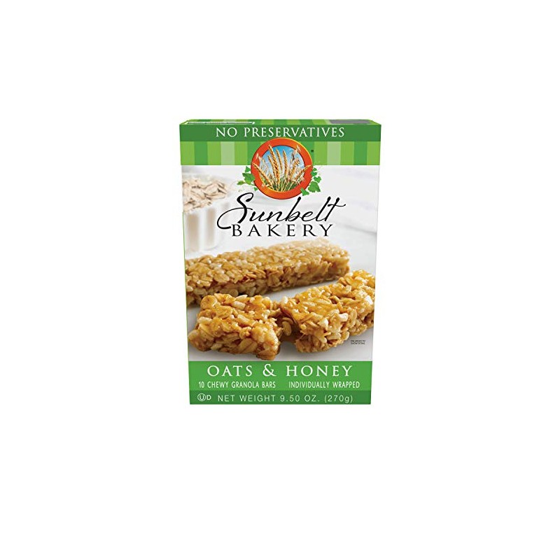 Sunbelt Bakery Oats & Honey Chewy Granola Bars, 50-1.0 OZ