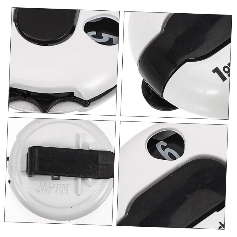 Kisangel 3pcs Golf Score Counter Clip Lightweight Portable Golfing Device