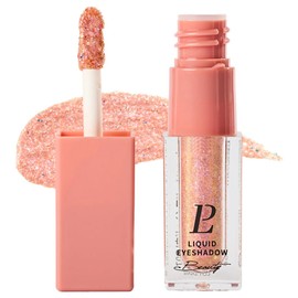 LEPOREM LP07Milky Angel Liquid Eyeshadow Glitter Makeup Eye Shadow Glitter Teardrop Bag Cosmetics Eye Makeup Crumble Resistant