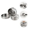 Mipcase 1 Set Outdoor Camping Cookware Portable Stainless Steel Kitchen