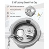 NTSUMI 2 3/8" Locking Diesel Fuel Cap Fit for Freightliner