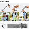 Elastic Jacket Gripper Travel Strap with D-ring Hooks and buckle,