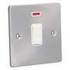 Wall Plate Switch 1‑Gang Light Switch Cover Plate with Indicator