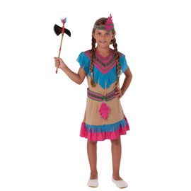 Magicoo Princess Indian costume for children, girls, beige - fancy dress costume, Indian costume, 110/116