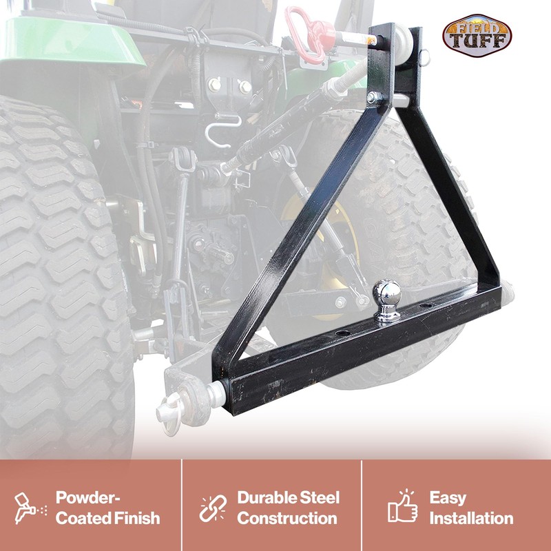 Field Tuff FTF-013PTH Heavy Duty Powder Coated Steel 3 Point