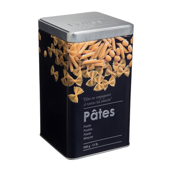 Black Edition Pasta Box 500 g Embossed Pasta Boxes Iron