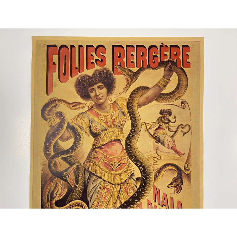 Freak Show Circus Poster Print Snake Lady Picture